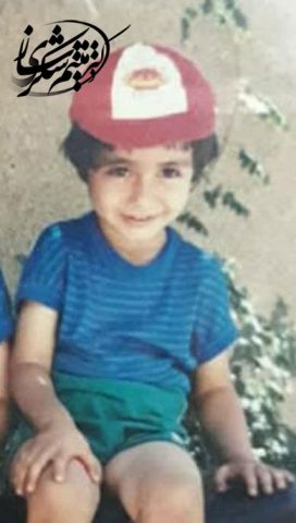 کودکی میثم شکری ساز در سن 4 سالگی